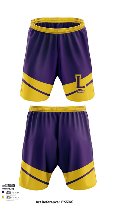 Lois Hornsby Middle School Field Hockey 53600554 Athletic Shorts With Pockets - 1