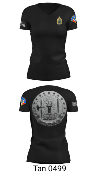 Women's Short Sleeve Vneck Shirt, , Army, Teamtime, Team time, sublimation, custom sports apparel, team uniforms, spirit wear, spiritwear, sports uniforms, custom shirts, team store, custom team store, fundraiser sports, apparel fundraiser