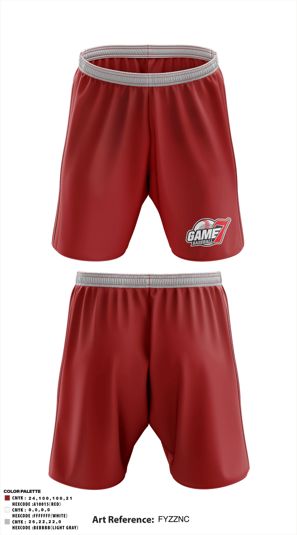 Athletic Shorts With Pockets, Game 7 Baseball, Baseball, Teamtime, Team time, sublimation, custom sports apparel, team uniforms, spirit wear, spiritwear, sports uniforms, custom shirts, team store, custom team store, fundraiser sports, apparel fundraiser