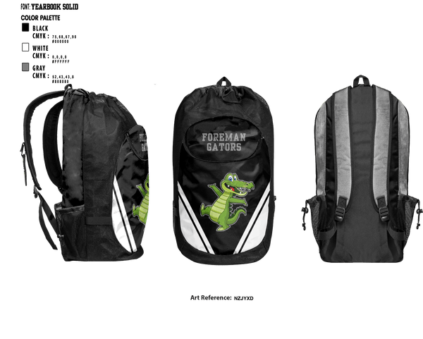 Gear Bag, Oscar Hamilton Elementary, Spirit Store, Teamtime, Team time, sublimation, custom sports apparel, team uniforms, spirit wear, spiritwear, sports uniforms, custom shirts, team store, custom team store, fundraiser sports, apparel fundraiser