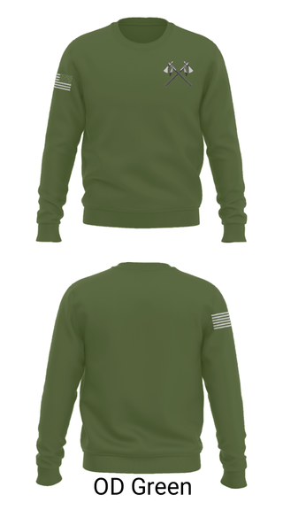 Crew Neck Sweatshirt, , Army, Teamtime, Team time, sublimation, custom sports apparel, team uniforms, spirit wear, spiritwear, sports uniforms, custom shirts, team store, custom team store, fundraiser sports, apparel fundraiser
