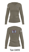 Echo pol 1/126 avn 6177830 Women's Long Sleeve V-neck Shirt - 40