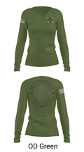 718th OD CO (EOD) 57981362 Women's Long Sleeve V-neck Shirt - 40