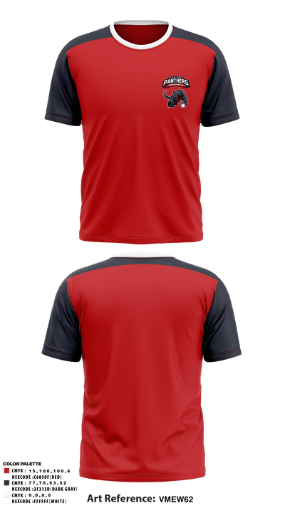 Glen Rock Panthers 12U 83720061 Short Sleeve Performance Shirt - 1