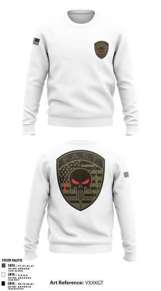 Crew Neck Sweatshirt, , Police, Teamtime, Team time, sublimation, custom sports apparel, team uniforms, spirit wear, spiritwear, sports uniforms, custom shirts, team store, custom team store, fundraiser sports, apparel fundraiser