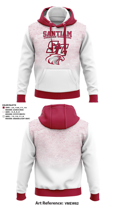 Santiam Christian School Wrestling 60304138 Hoodie - 6