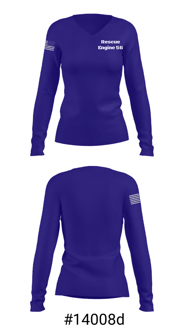 Women's Long Sleeve Vneck Shirt, , Fire Department, Teamtime, Team time, sublimation, custom sports apparel, team uniforms, spirit wear, spiritwear, sports uniforms, custom shirts, team store, custom team store, fundraiser sports, apparel fundraiser