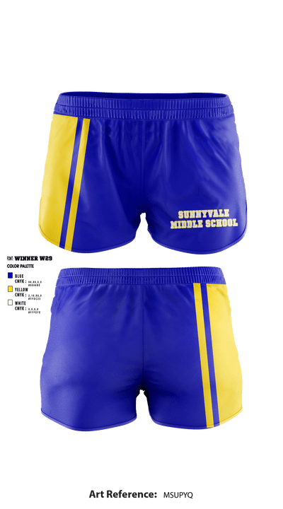 Sunnyvale Middle School 55782531 Women's Shorts - 1