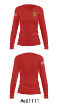 HHB 3rd Battalion, 3rd Field Artillery 61548411 Women's Long Sleeve V-neck Shirt - 37