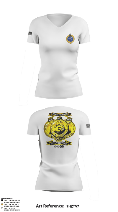 Pittsburgh Police Zone 5 64089370 Women's Short Sleeve V-neck Shirt - 16