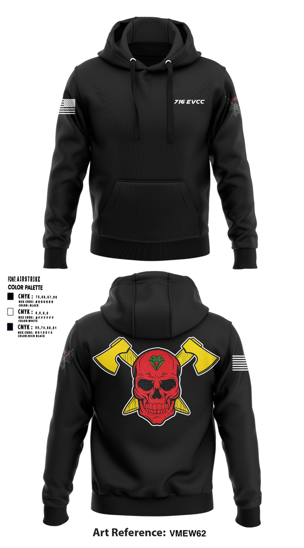 Hoodie, 716716 EVCC, Army, Teamtime, Team time, sublimation, custom sports apparel, team uniforms, spirit wear, spiritwear, sports uniforms, custom shirts, team store, custom team store, fundraiser sports, apparel fundraiser