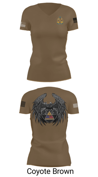 Women's Short Sleeve Vneck Shirt, , Army, Teamtime, Team time, sublimation, custom sports apparel, team uniforms, spirit wear, spiritwear, sports uniforms, custom shirts, team store, custom team store, fundraiser sports, apparel fundraiser