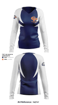 College Place High School Wrestling 47921319 Women's Long Sleeve V-neck Shirt - 2