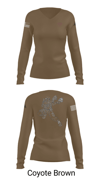 Women's Long Sleeve Vneck Shirt, , Navy, Teamtime, Team time, sublimation, custom sports apparel, team uniforms, spirit wear, spiritwear, sports uniforms, custom shirts, team store, custom team store, fundraiser sports, apparel fundraiser