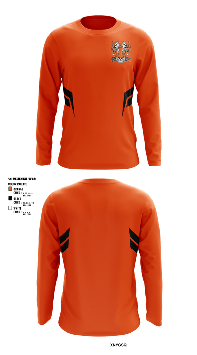 Versailles high School Basketball 51034949 Long Sleeve Performance Shirt - 1