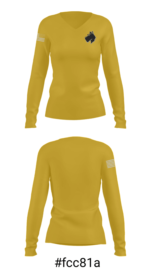 Women's Long Sleeve Vneck Shirt, Tri-Valley High School Bowling, Bowling, Teamtime, Team time, sublimation, custom sports apparel, team uniforms, spirit wear, spiritwear, sports uniforms, custom shirts, team store, custom team store, fundraiser sports, apparel fundraiser
