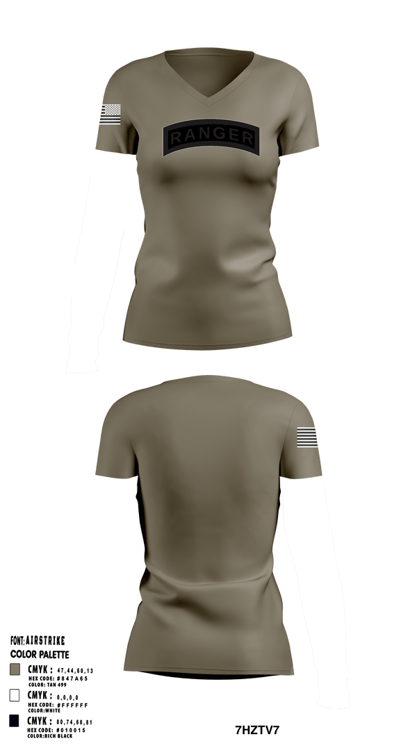 Women's Short Sleeve Vneck Shirt, , Army, Teamtime, Team time, sublimation, custom sports apparel, team uniforms, spirit wear, spiritwear, sports uniforms, custom shirts, team store, custom team store, fundraiser sports, apparel fundraiser