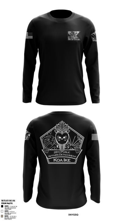 28th Public Affairs Detachment 51689522 Long Sleeve Performance Shirt - 55