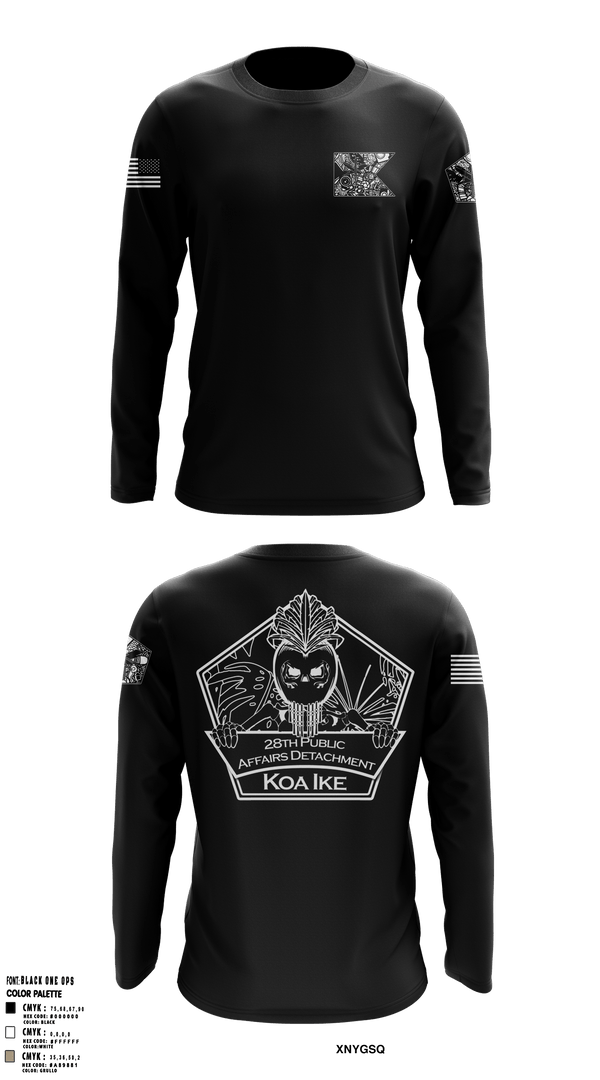 Long Sleeve Performance Shirt, 28th Public Affairs Detachment, Army, Teamtime, Team time, sublimation, custom sports apparel, team uniforms, spirit wear, spiritwear, sports uniforms, custom shirts, team store, custom team store, fundraiser sports, apparel fundraiser