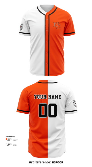 Full Button Baseball Jersey, North Canton Hoover Vikings, Baseball, Teamtime, Team time, sublimation, custom sports apparel, team uniforms, spirit wear, spiritwear, sports uniforms, custom shirts, team store, custom team store, fundraiser sports, apparel fundraiser