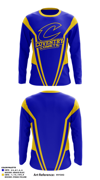 Long Sleeve Performance Shirt, Coventry Comets Wrestling, Wrestling, Teamtime, Team time, sublimation, custom sports apparel, team uniforms, spirit wear, spiritwear, sports uniforms, custom shirts, team store, custom team store, fundraiser sports, apparel fundraiser