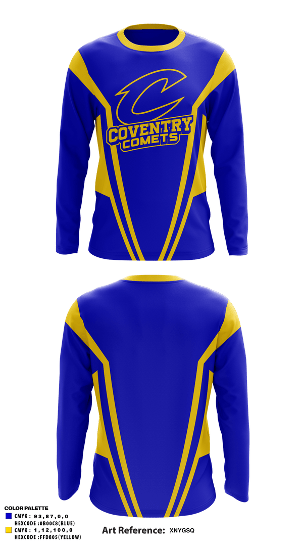 Long Sleeve Performance Shirt, Coventry Comets Wrestling, Wrestling, Teamtime, Team time, sublimation, custom sports apparel, team uniforms, spirit wear, spiritwear, sports uniforms, custom shirts, team store, custom team store, fundraiser sports, apparel fundraiser
