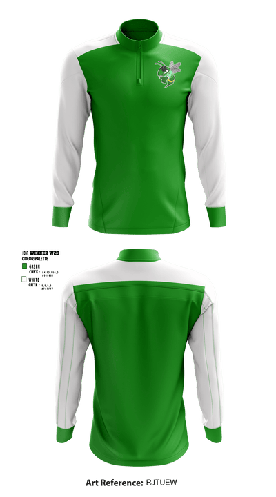 Hopewell Middle School 37855717 Quarter Zip Jacket - 1