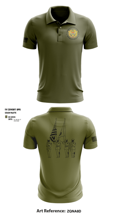 Detachment Republica Moldova 57338540 Short Sleeve Performance Polo - 4