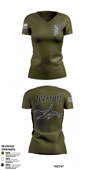 Women's Short Sleeve Vneck Shirt, , Army, Teamtime, Team time, sublimation, custom sports apparel, team uniforms, spirit wear, spiritwear, sports uniforms, custom shirts, team store, custom team store, fundraiser sports, apparel fundraiser