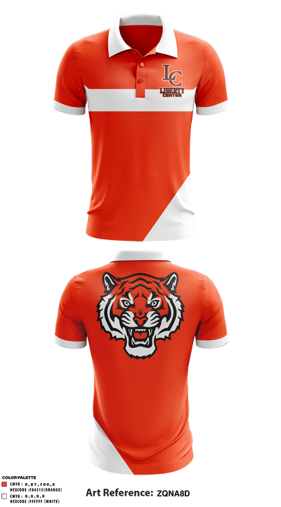 Liberty Center Middle School 17702525 Short Sleeve Performance Polo - 1