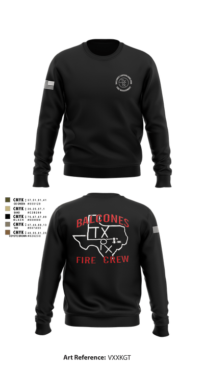 Balcones Canyonlands 51693134 Crew Neck Sweatshirt - 1