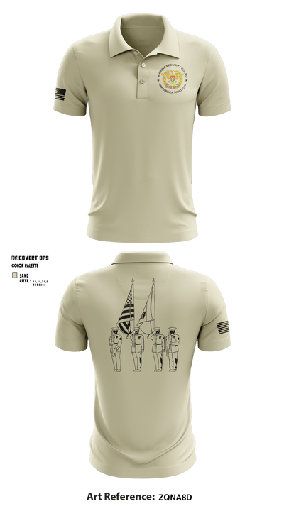 Detachment Republica Moldova 57338540 Short Sleeve Performance Polo - 1