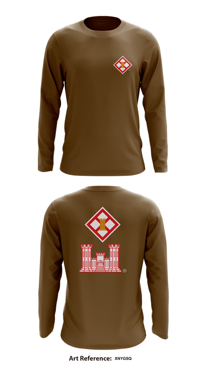 344th CEC 63677507 Long Sleeve Performance Shirt - 2