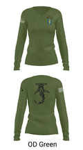 112th SIGDET 5424281 Women's Long Sleeve V-neck Shirt - 40