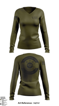 8th WMD-Civil Support Team 4584210 Women's Long Sleeve V-neck Shirt - 2
