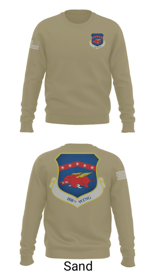 Crew Neck Sweatshirt, , Air Force, Teamtime, Team time, sublimation, custom sports apparel, team uniforms, spirit wear, spiritwear, sports uniforms, custom shirts, team store, custom team store, fundraiser sports, apparel fundraiser