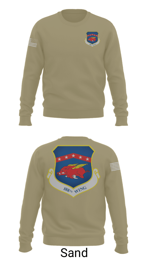 Crew Neck Sweatshirt, , Air Force, Teamtime, Team time, sublimation, custom sports apparel, team uniforms, spirit wear, spiritwear, sports uniforms, custom shirts, team store, custom team store, fundraiser sports, apparel fundraiser