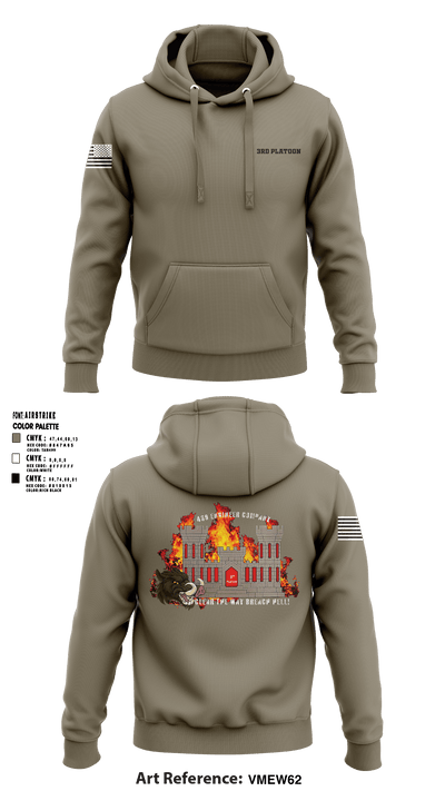 3rd Platoon 81914582 Hoodie - 50