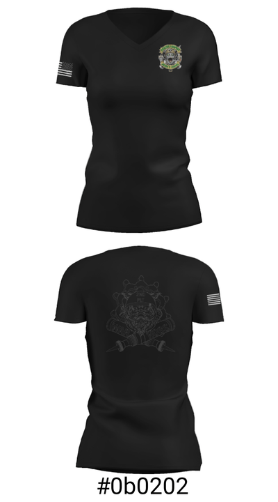 War Hogs 92830770 Women's Short Sleeve V-neck Shirt - 19
