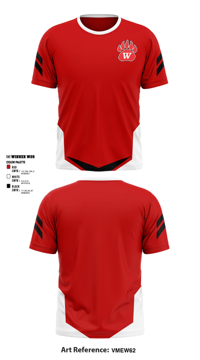 Wadsworth High School Gymnastics 58718046 Short Sleeve Performance Shirt - 1