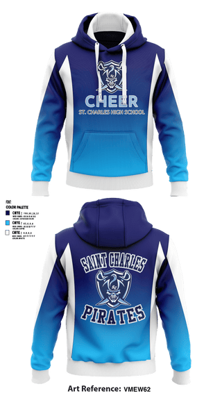 Hoodie, Saint Charles High School Cheer, Cheer, Teamtime, Team time, sublimation, custom sports apparel, team uniforms, spirit wear, spiritwear, sports uniforms, custom shirts, team store, custom team store, fundraiser sports, apparel fundraiser