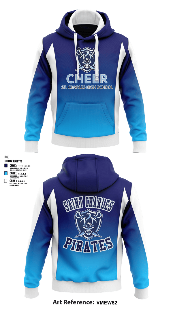 Hoodie, Saint Charles High School Cheer, Cheer, Teamtime, Team time, sublimation, custom sports apparel, team uniforms, spirit wear, spiritwear, sports uniforms, custom shirts, team store, custom team store, fundraiser sports, apparel fundraiser