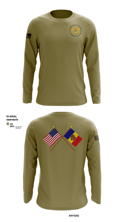 Detachment Republica Moldova 57338540 Long Sleeve Performance Shirt - 9