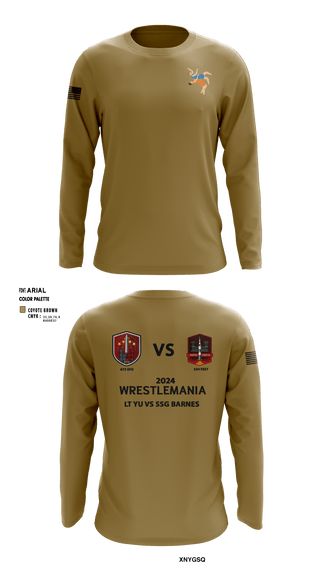 Long Sleeve Performance Shirt, 673 EFD/ 334 FEST, Army, Teamtime, Team time, sublimation, custom sports apparel, team uniforms, spirit wear, spiritwear, sports uniforms, custom shirts, team store, custom team store, fundraiser sports, apparel fundraiser