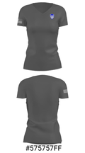 Tipton Middle School Cross Country 80012614 Women's Short Sleeve V-neck Shirt - 16