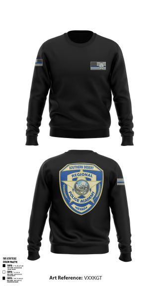 Crew Neck Sweatshirt, SDRPA, Police, Teamtime, Team time, sublimation, custom sports apparel, team uniforms, spirit wear, spiritwear, sports uniforms, custom shirts, team store, custom team store, fundraiser sports, apparel fundraiser