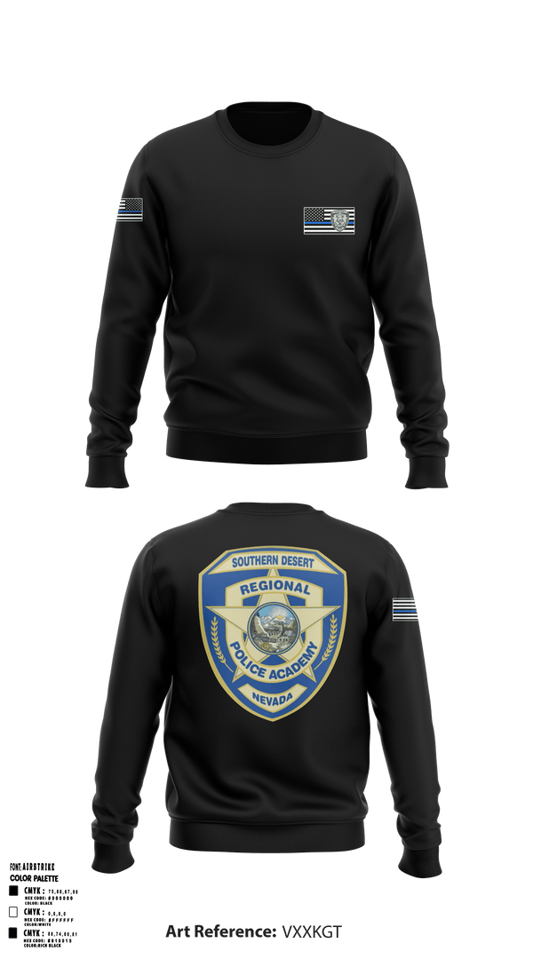 Crew Neck Sweatshirt, SDRPA, Police, Teamtime, Team time, sublimation, custom sports apparel, team uniforms, spirit wear, spiritwear, sports uniforms, custom shirts, team store, custom team store, fundraiser sports, apparel fundraiser