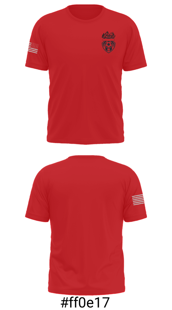 Short Sleeve Performance Shirt, Inferno, Men's Soccer, Teamtime, Team time, sublimation, custom sports apparel, team uniforms, spirit wear, spiritwear, sports uniforms, custom shirts, team store, custom team store, fundraiser sports, apparel fundraiser