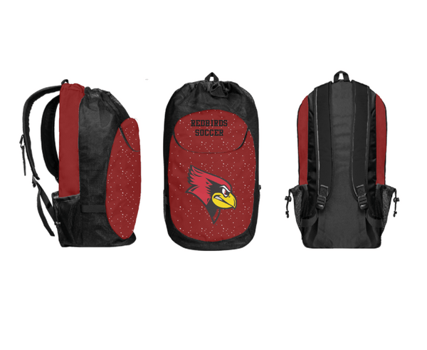 Gear Bag, Redbirds Soccer, Men's Soccer, Teamtime, Team time, sublimation, custom sports apparel, team uniforms, spirit wear, spiritwear, sports uniforms, custom shirts, team store, custom team store, fundraiser sports, apparel fundraiser