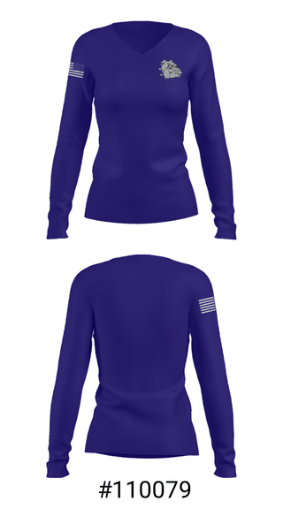 Women's Long Sleeve Vneck Shirt, East Junior High School Basketball, Men's Basketball, Teamtime, Team time, sublimation, custom sports apparel, team uniforms, spirit wear, spiritwear, sports uniforms, custom shirts, team store, custom team store, fundraiser sports, apparel fundraiser